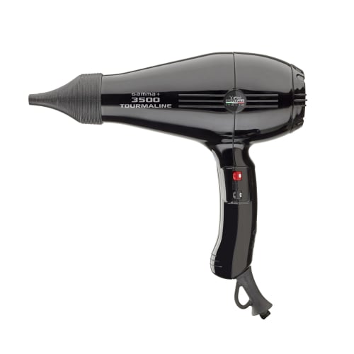 Gamma+ 3500 Tourmaline Hair Dryer, 2000W, Black